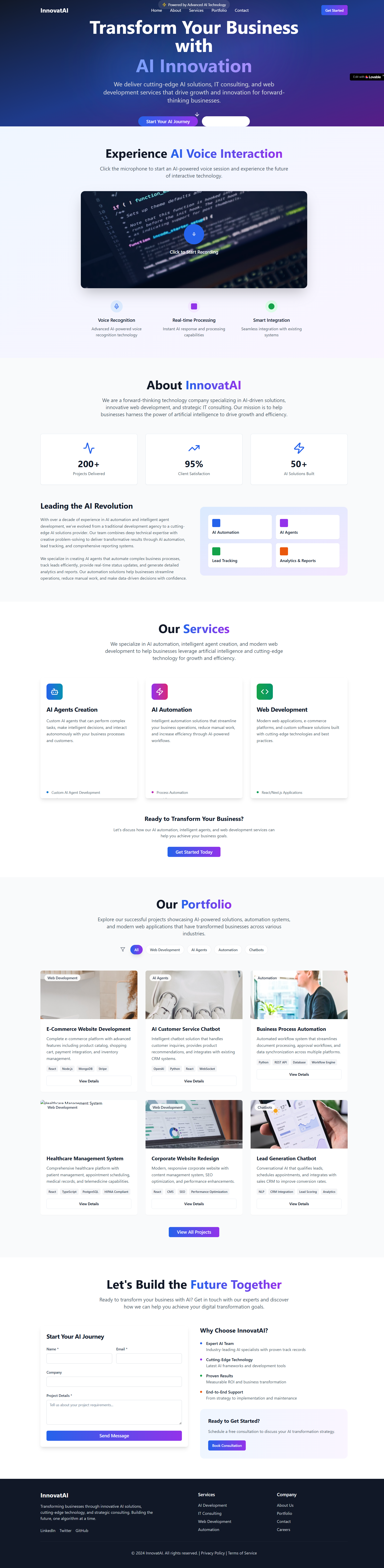AI Customer Service Chatbot